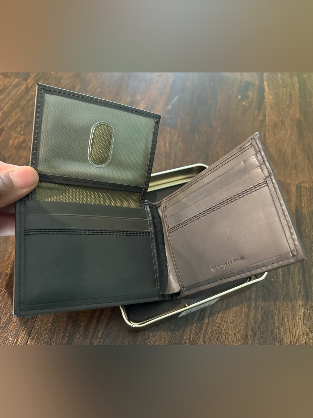 Carhartt Black Leather Triple-Stitched Wallet - Picture 6 of 8